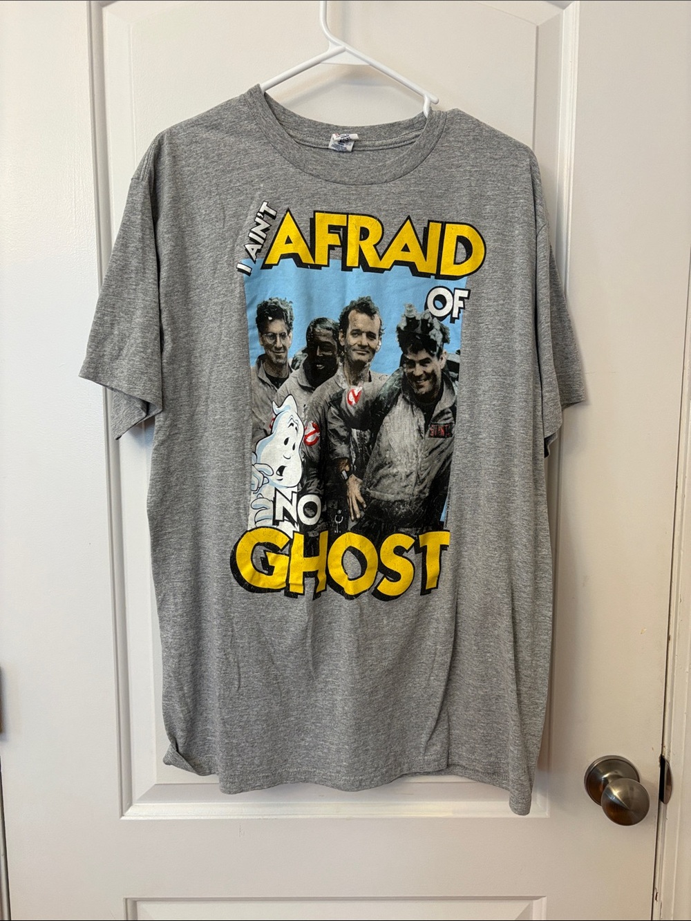 Vintiage Ghost Busters “Ain't Afraid of No Ghost' Graphic T-Shirt